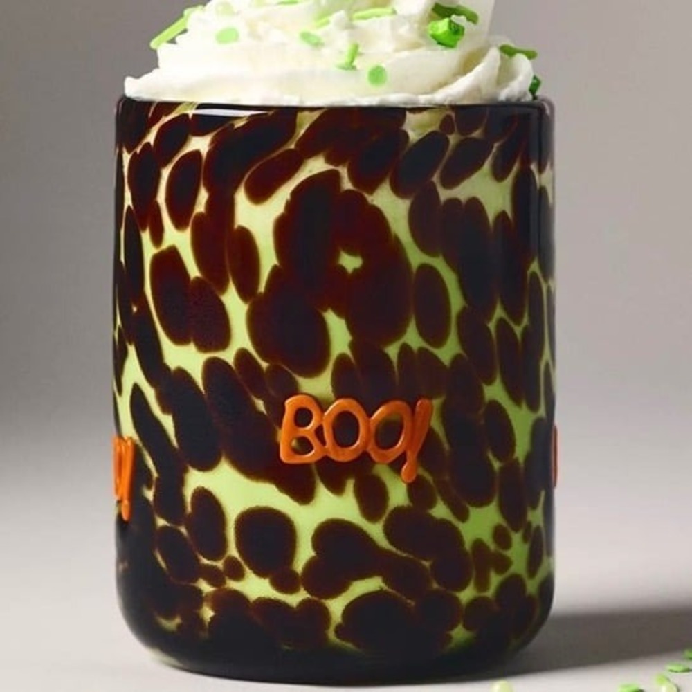 Anthropologie Boo Icon Glass New in Box Handblown Glass | Great gift!